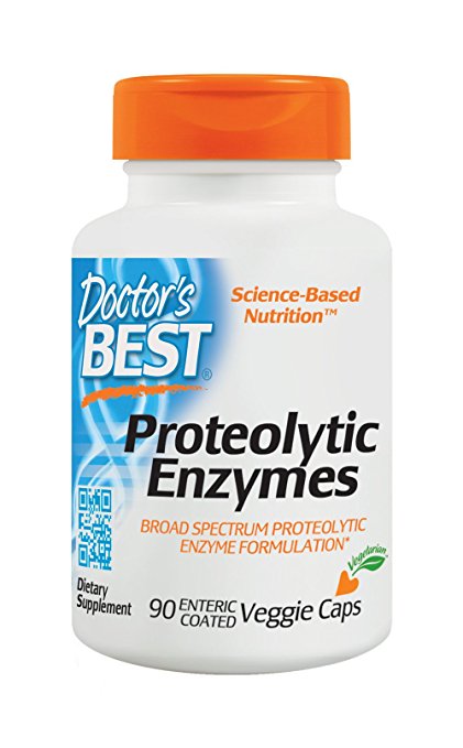 DOCTORS BEST PROTEOLYTIC ENZYMES 90 vegetarianskych kapsl